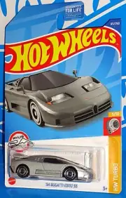 Hot Wheels 2022 HW Turbo #65 '94 Bugatti EB110 SS Silver w/ AEROs Ryu's Rides