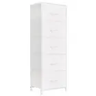 Tall Dresser for Bedroom with 5 Drawers, Storage Organizer Chest of Drawers