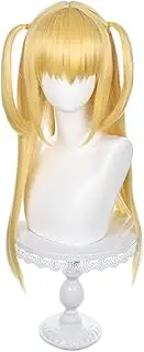 Hamish Amane Misa Wig MisaMisa Cosplay Wig with Wig Cap Heat Resistant Hair for Anime Cosplay for Festival, Cosplay Party, Comic Exhibitions