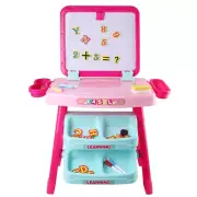 Double-Sided Magnetic Dry Erase Board Chalkboard with Letters & Number Magnets