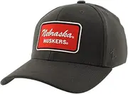 Zephyr ZHATS Men's Standard NCAA Officially Licensed Fitted Hat ZH Patch Brick Charcoal