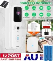 1080P Wireless Doorbell Intercom Camera Video 4x zoom 2x Rechargable battery
