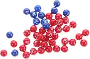 UPKOCH Balls Set 1 Pack of Numbered Plastic Raffle Balls for Parties Home Games