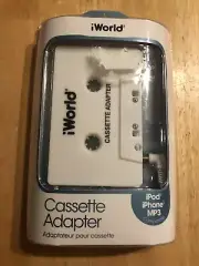 iWorld Cassette Tape Adapter CA-4070 iPod iPhone MP3 Compatible NEW