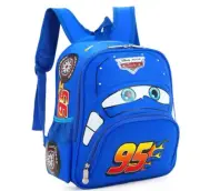 Blue cars lightning mcqueen backpack