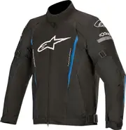 Alpinestars Gunner V2, textile jacket waterproof , color: Black/Blue , size: S