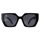 Prada Sunglasses PR15WS 1AB5Z1 Black Dark Grey Polarized