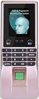M10 Biometric Face Fingerprint Access Control Time Attendance Machine Electric Intercom Code System Door Lock Time Record Aqiong