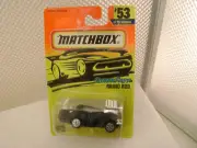 1996 MATCHBOX SUPERFAST #53 BLACK RHINO ROD NEW ON CARD