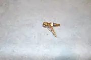 NEW BRASS LOCK ON TIRE CHUCK INFLTOR, INCLUDES 1/4" NPT FITTING AND TEFLON TAPE
