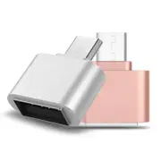2pcs Micro USB OTG 2.0 Adapter USB Male to Female for Android Phone & Tablet