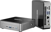GEEKOM Air12 Mini PC, Ïntel Alder Lake N150 (up to 3.4GHz) 16GB DDR5/512GB M.2 2280 SSD, Mini Desktop Computer 4K@60HZ HD Dual Display,BT5.2/WiFi6/RJ45 Gigabit Ethernet/Tower PC VESA for Desktop