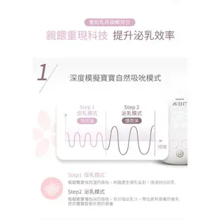 Philips Avent 自然原生單邊電動吸乳器(SCF315/02) 可愛婦嬰