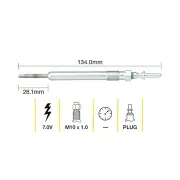 Tridon Glow Plug for Mercedes Benz C-Class C350 CDI S204 3.0L 2011-2014