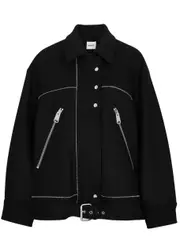 Khaite Herman Wool-blend Jacket - Black - S S