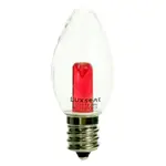 凌尚 LED燈泡0.5W E12 尖頭 紅色