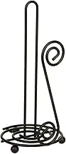 Spectrum Diversified Scroll Paper Towel Holder, Black