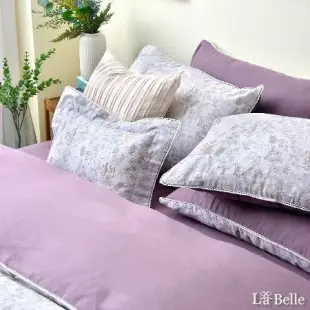 義大利La Belle《萌果兔》加大日系親膚純棉雙層紗四件式被套床包組