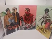 Saga #1, #2, #3 Comic Books TPB Image Comics
