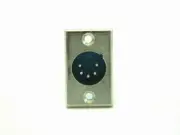 Male XLR Style Microphone Connector Panel Mount 5 PIN