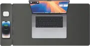 Laser ChargeCore Wireless Charging Desk Mat (Black)