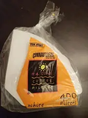 Rockline Connaisseur #4 Cone Coffee Filters White , 400-count (2X 200 Count Pack