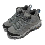 MERRELL 戶外鞋 MOAB 3 MID GTX 女鞋 淺灰 藍 防水 登山鞋 035820