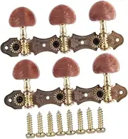 Vaguelly 2pcs Electric Guitar Tuning Pegs Guitar Tuning Heads Tuners Machine Heads Guitar Tuner Machine Heads Guitar Machine Heads Knobs Banjo Accessories Classical Banjo Tuner Bass Button