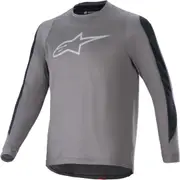 Alpinestars A-Dura Dri Astar Long Sleeve Bicycle Jersey, grey, Size M for Men