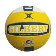 Sunshine Coast Lightning Gilbert Supporter Netball - Size 5
