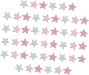 Operitacx 10pcs Pentagram Soft Clay DIY Craft Glitter Stars Nail Art Decorations for Gender Reveal