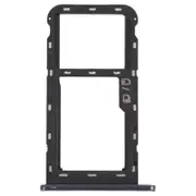 SIM Card Tray + Micro SD Card Tray for ZTE Blade A51 Black