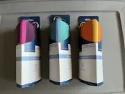 Lot Of 3 Insignia Protective Carrying Case For Sonos Roam (Purple, Blue, Orange)