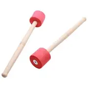 12.8 inch Drum Mallet Anti-slip Bass Percussion Sticks Wood Drum Stick