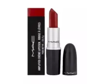 MAC Amplified Creme Lipstick Lip Stick DUBONNET 108 RACY RED FS NeW in BoX
