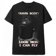 Astroworld Merch Black Tee Netflix Travis Scott T Shirt M