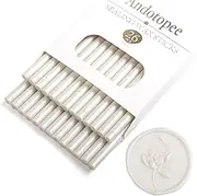 Pearl White Wax Seal Sticks 26pcs, Andotopee Glue Gun Wax Seal Sticks for Wax Seal Stamp, Premium Sealing Wax for Envelope Letter Seal Wedding Invation Craft Adhesive, Great Gift Ideas (Mini Size)