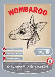 Wombaroo Kangaroo Milk Replacer 0.6 1.1kg