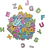 Glitter Foam Stickers, Self Adhesive Alphabet Letters Stickers, Assorted Colors Scrapbooking Supplies