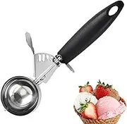 Metal Ice Scoop, Ice Scoop, Stainless Steel Ice Cream Scoop, Kitchen Appliances, Spade Spoon with Comfortable Handle, Baking Tools, Easy Clean