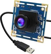 USB Camera Module 8MP IMX179-3264x2448 HD Mini Webcam with 2.1mm Lens, UVC Plug & Play for 3D Printer/Industrial Machine/Robot, Compatible with Windows/Linux/Mac/Android