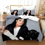 f1593 Bed Sheets Michael Jackson Bedding Set,Duvet Cover Comforter Bed Set Quilt Cover Pillowcase,King Queen Twin Size Boys Girls AdultsBed Sheets R