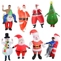 在飛比找蝦皮購物優惠-充氣裝 聖誕節服裝 聖誕老人充氣衣 兒童麋鹿 火雞 雪人 恐