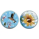 HydroTools Celsius and Fahrenheit Swimming Pool Thermometer and Wall Clock Combi