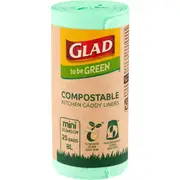 Glad To Be Green Compostable Mini 25 pack