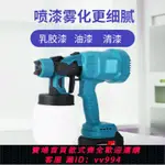 {公司貨 最低價}鋰電電動噴漆槍乳膠漆油漆噴涂機家用小型無線充電噴槍高霧化噴壺