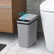 Smart Touchless Bathroom Trash Can 2.2 Gallon Automatic Motion Sensor Rubbish Ca