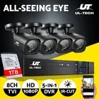 UL-tech 1080P CCTV Camera Home Security System 8CH DVR Cameras Outdoor Day Night