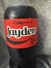 Share a Coke with Jayden 2025 Personalized Gift Coca~Cola Bottle 20oz Zero