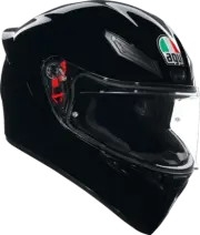 AGV Helmets K1 S Solid Full Face Motorcycle Helmet - Gloss Black - Large